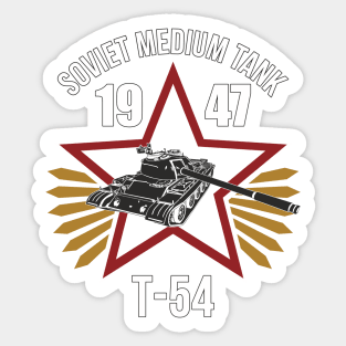 Soviet medium tank T-54 Sticker